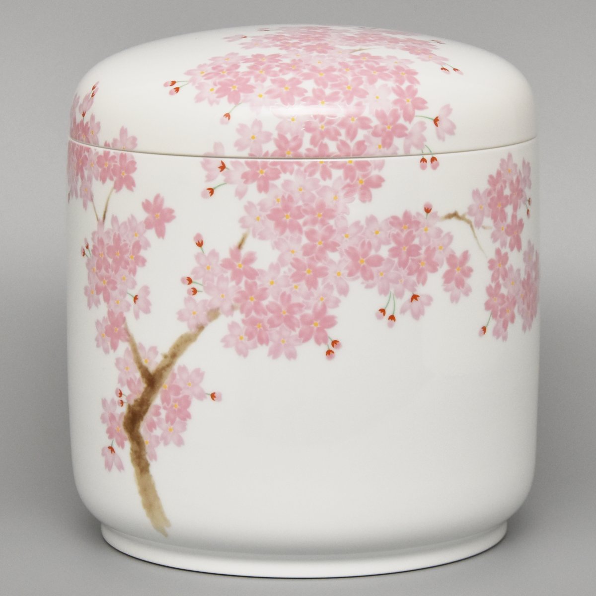 (吉野桜)筒型7寸骨壺1