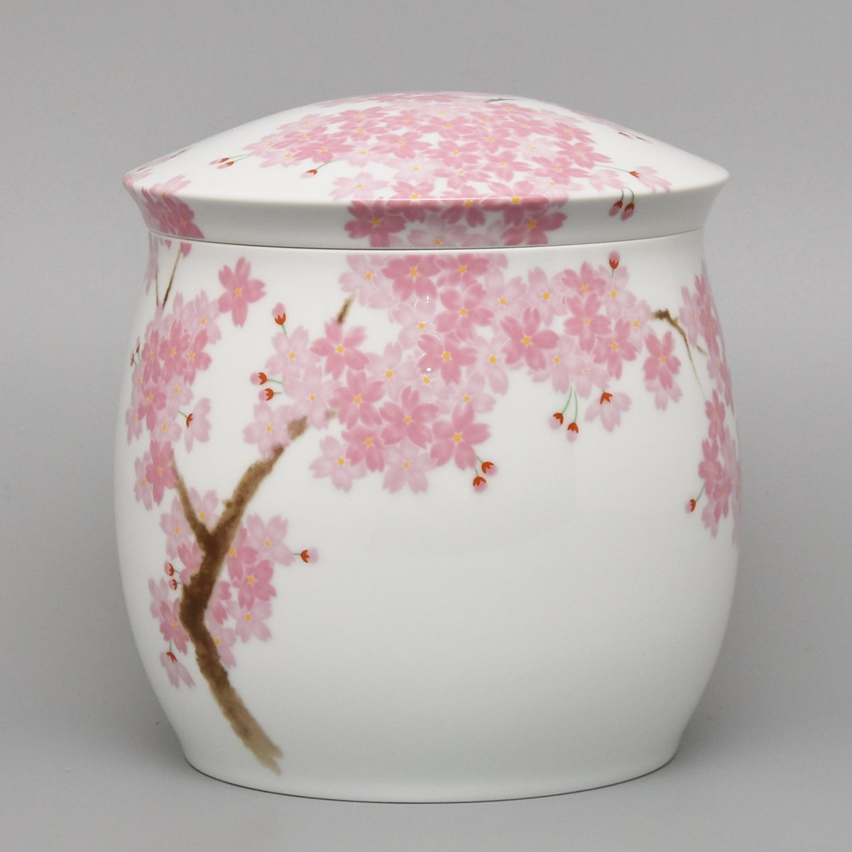 (吉野桜)家型6寸骨壺1