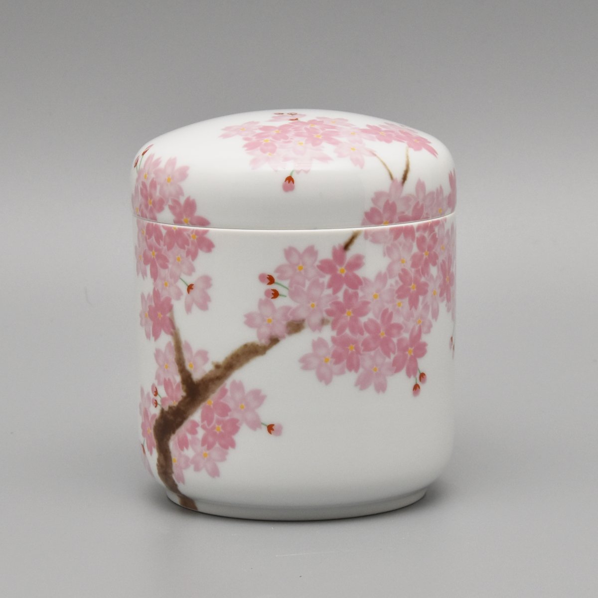 (吉野桜)筒型4寸骨壺1