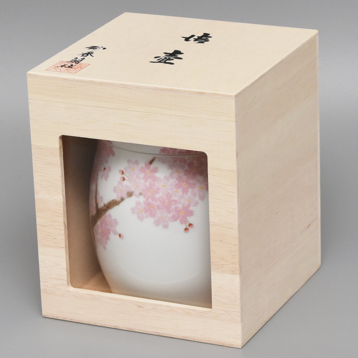 【吉野桜】家型5寸骨壺6